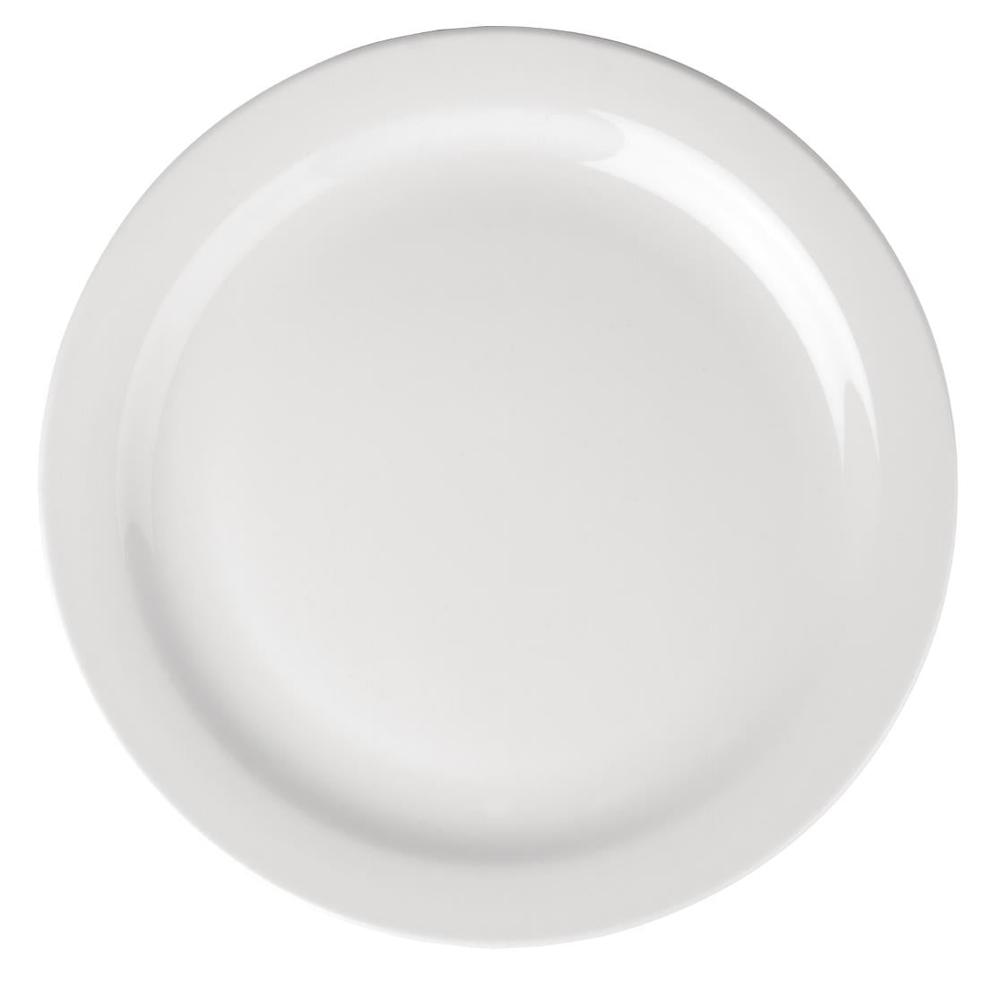 Assiettes à bord étroit Olympia Athena 226mm (lot de 12) — CF363