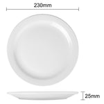 Assiettes à bord étroit Olympia Athena 226mm (lot de 12) — CF363