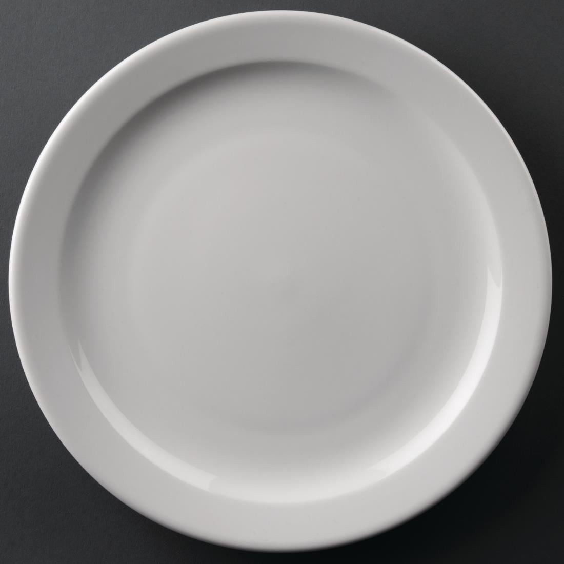 Assiettes à bord étroit Olympia Athena 254mm (lot de 12) — CF364