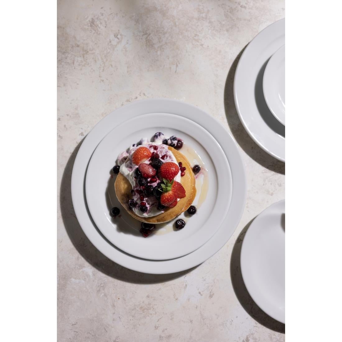 Assiettes à bord étroit Olympia Athena 284mm (lot de 6) — CF365