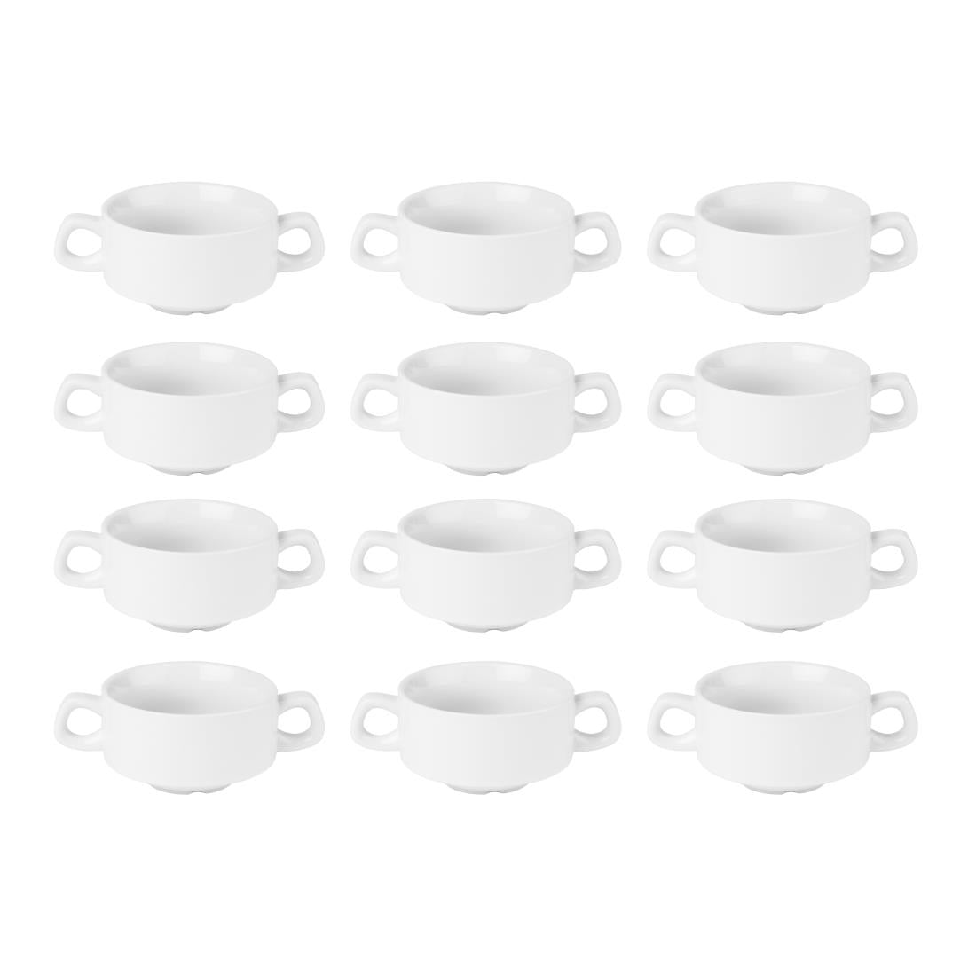 Bols à soupe empilables Olympia Athena 290ml (lot de 12) — CF369