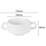 Bols à soupe empilables Olympia Athena 290ml (lot de 12) — CF369