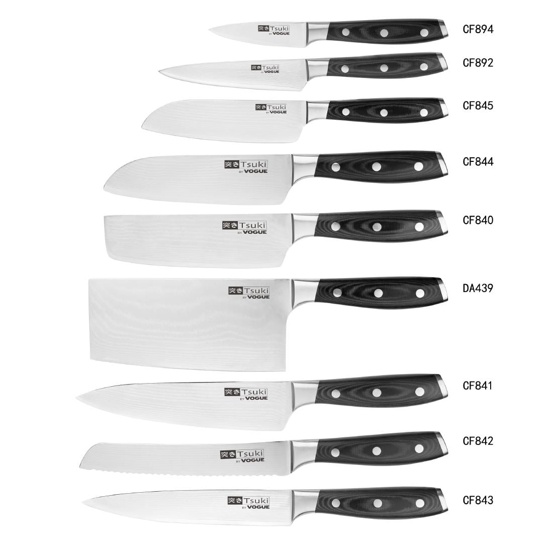 Couteau tout usage Série 7 Vogue Tsuki 127mm — CF892