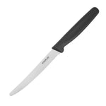 Couteau à tomates denté Hygiplas noir 100mm — CF897