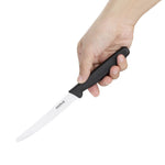 Couteau à tomates denté Hygiplas noir 100mm — CF897