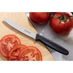 Couteau à tomates denté Hygiplas noir 100mm — CF897