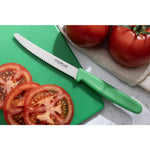 Couteau dentelé Hygiplas vert 100mm — CF898
