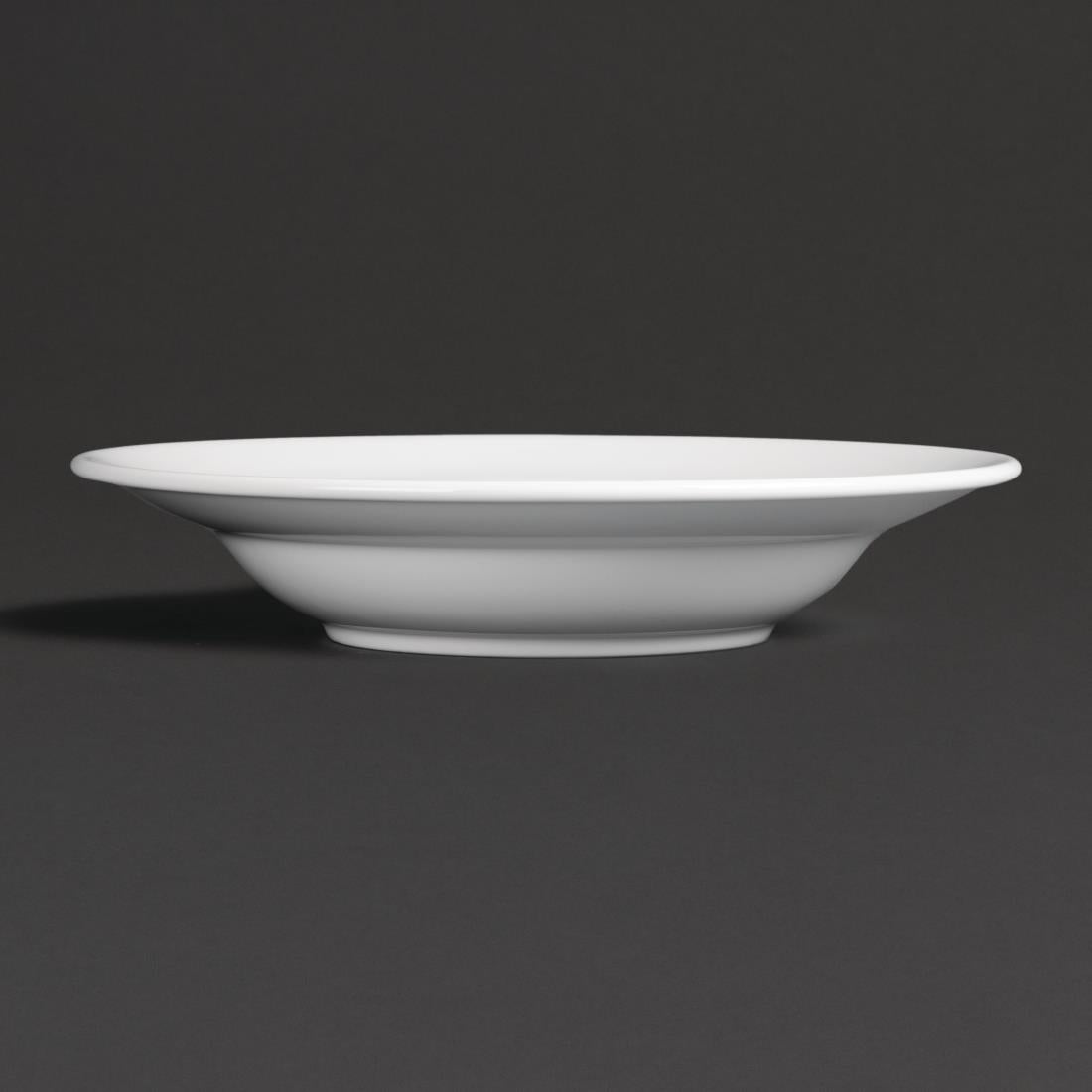 Assiette à pâtes Royal Porcelain Classic White 260mm (lot de 12) — CG057
