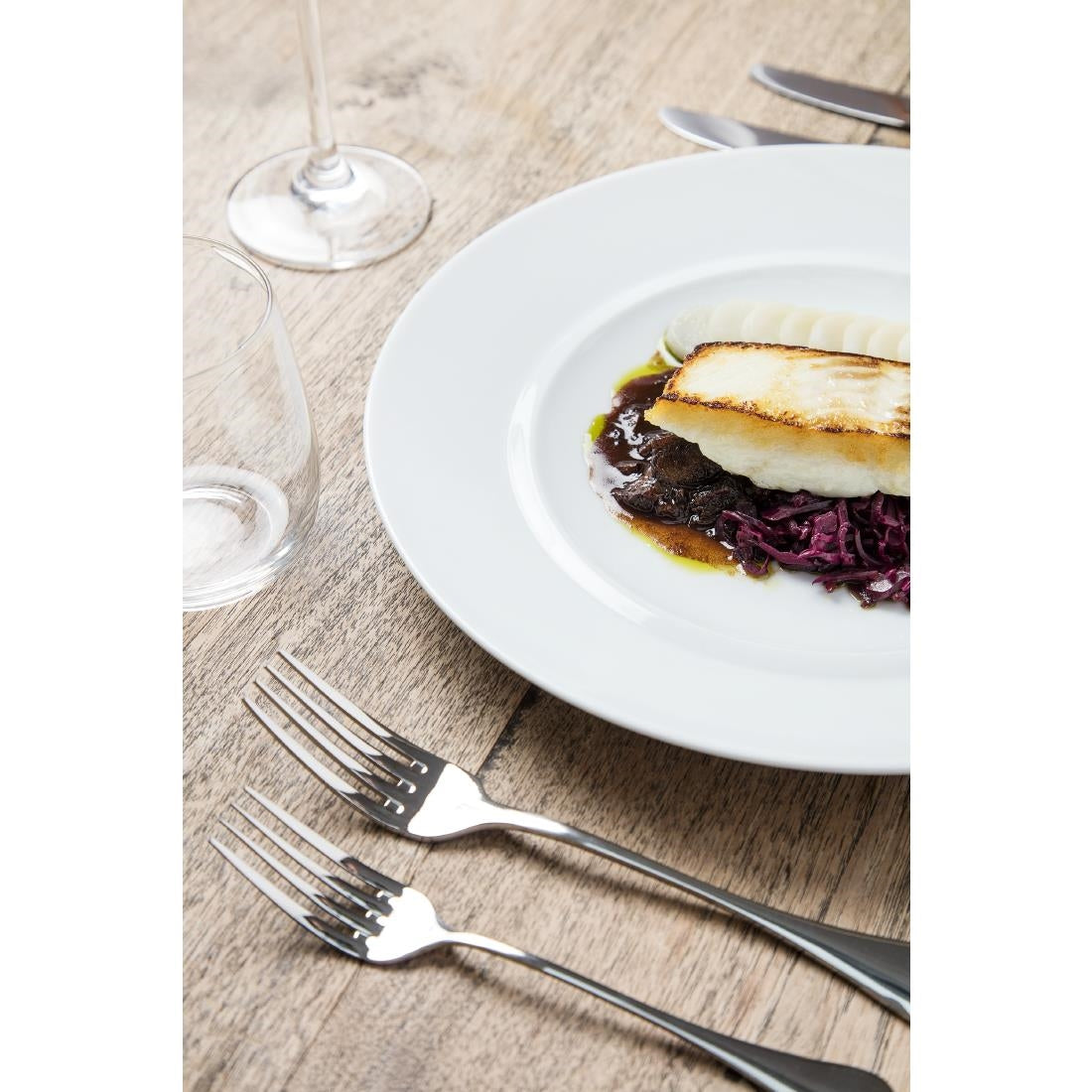 Assiette à pâtes Royal Porcelain Classic White 260mm (lot de 12) — CG057