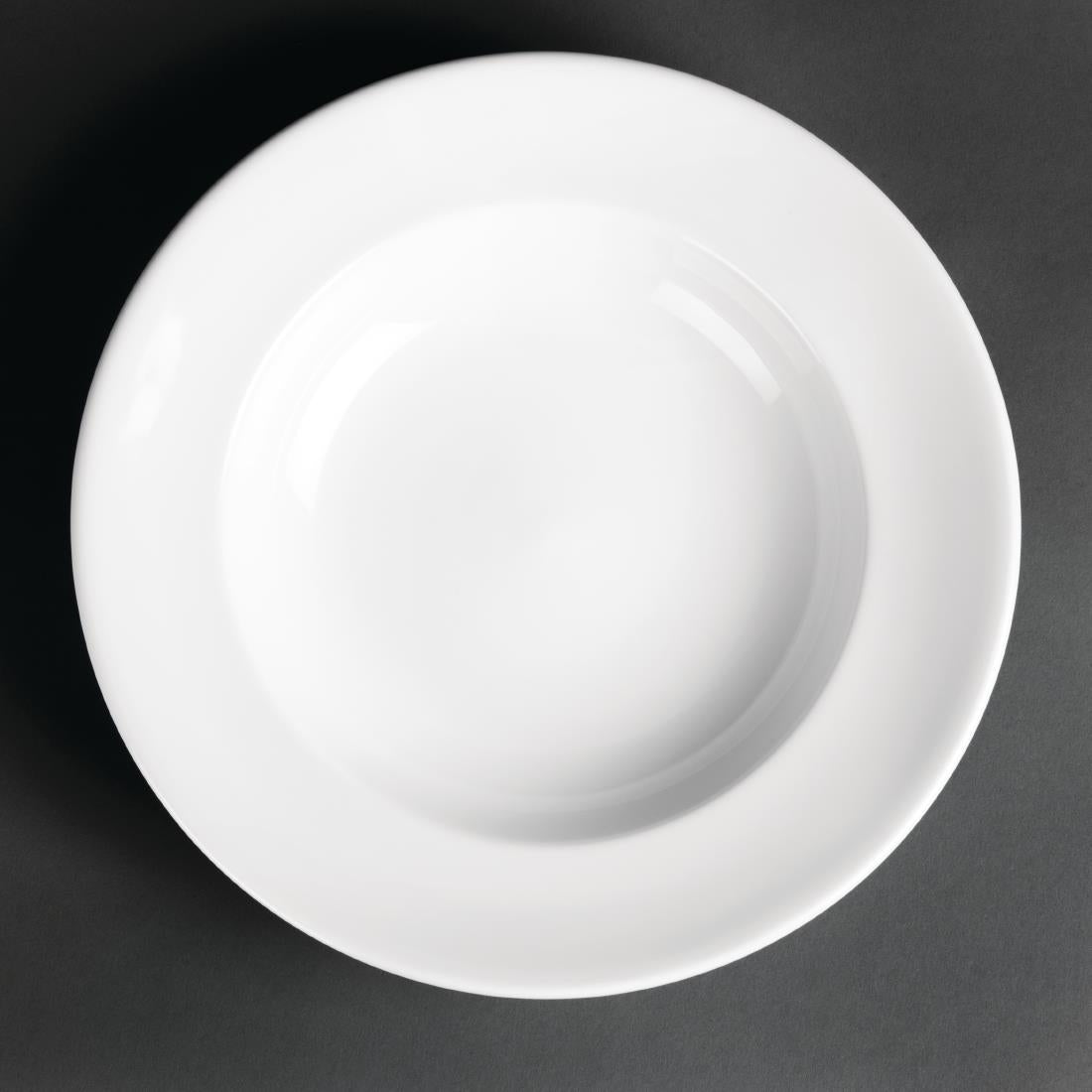 Assiette à pâtes Royal Porcelain Classic White 260mm (lot de 12) — CG057