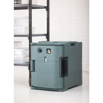 Conteneur alimentaire isotherme chauffant Cambro Camcart bleu ardoise — CG143