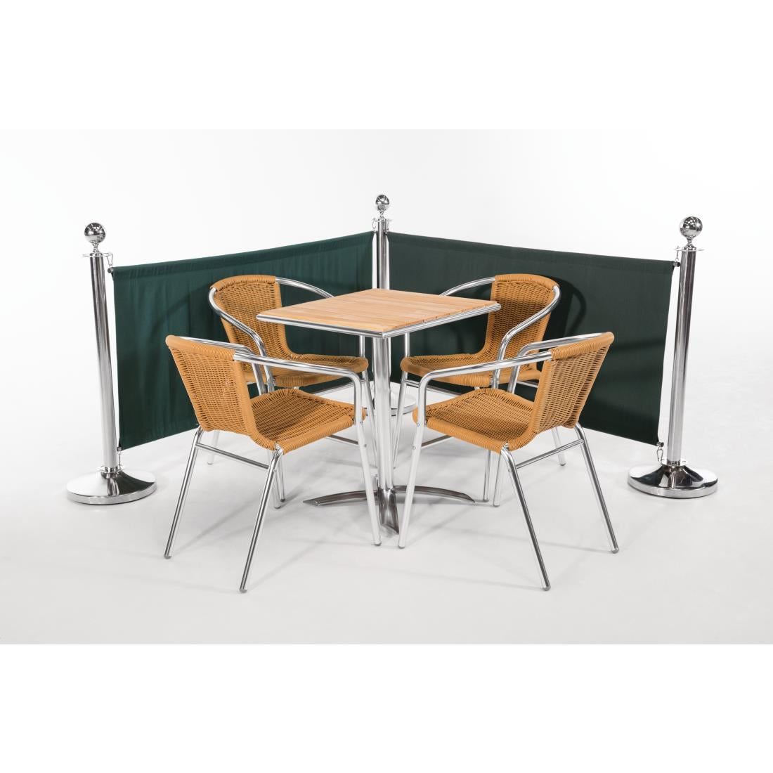Barrière en toile Bolero verte — CG222