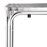 Table carrée inox et aluminium Bolero 600mm — CG837
