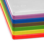 Ensemble de 7 planches à découper antibactériennes basse densité Hygiplas 10mm — CH046