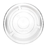 Couvercles plats PLA sans trou compostables pour gobelets boissons froides Vegware série 96 (lot de 1000) — CH384