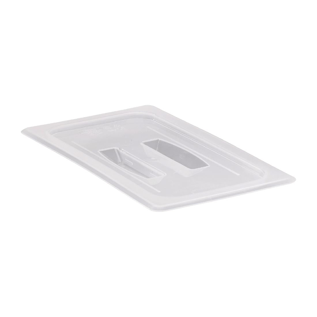 Couvercle translucide en polypropylène avec poignée pour bac GN 1/3 Cambro — CJ642