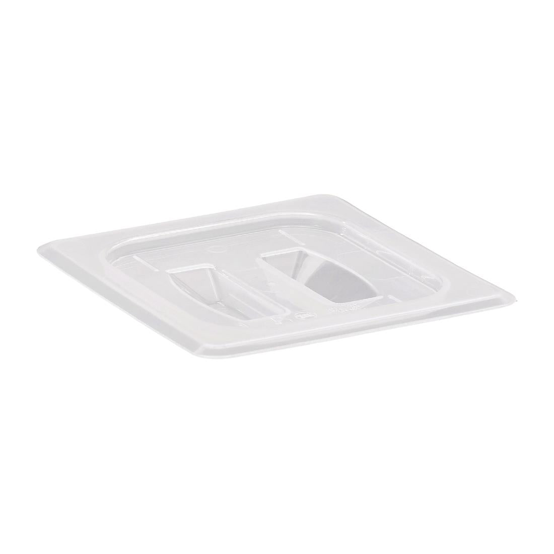 Couvercle translucide en polypropylène avec poignée pour bac GN 1/6 Cambro — CJ660