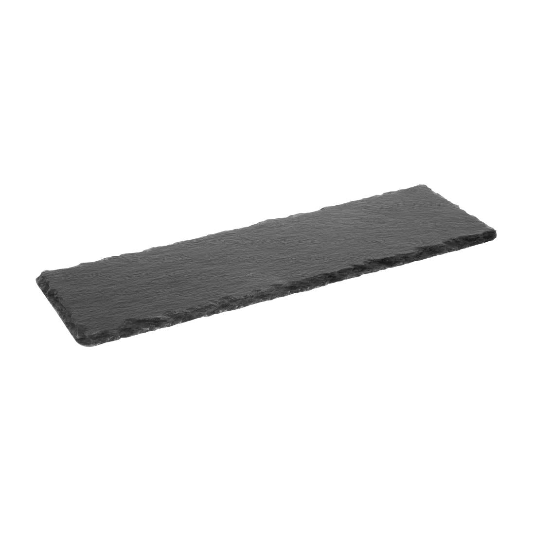 Plateau de présentation en ardoise naturelle Olympia 300x100mm (lot de 4) — CK408