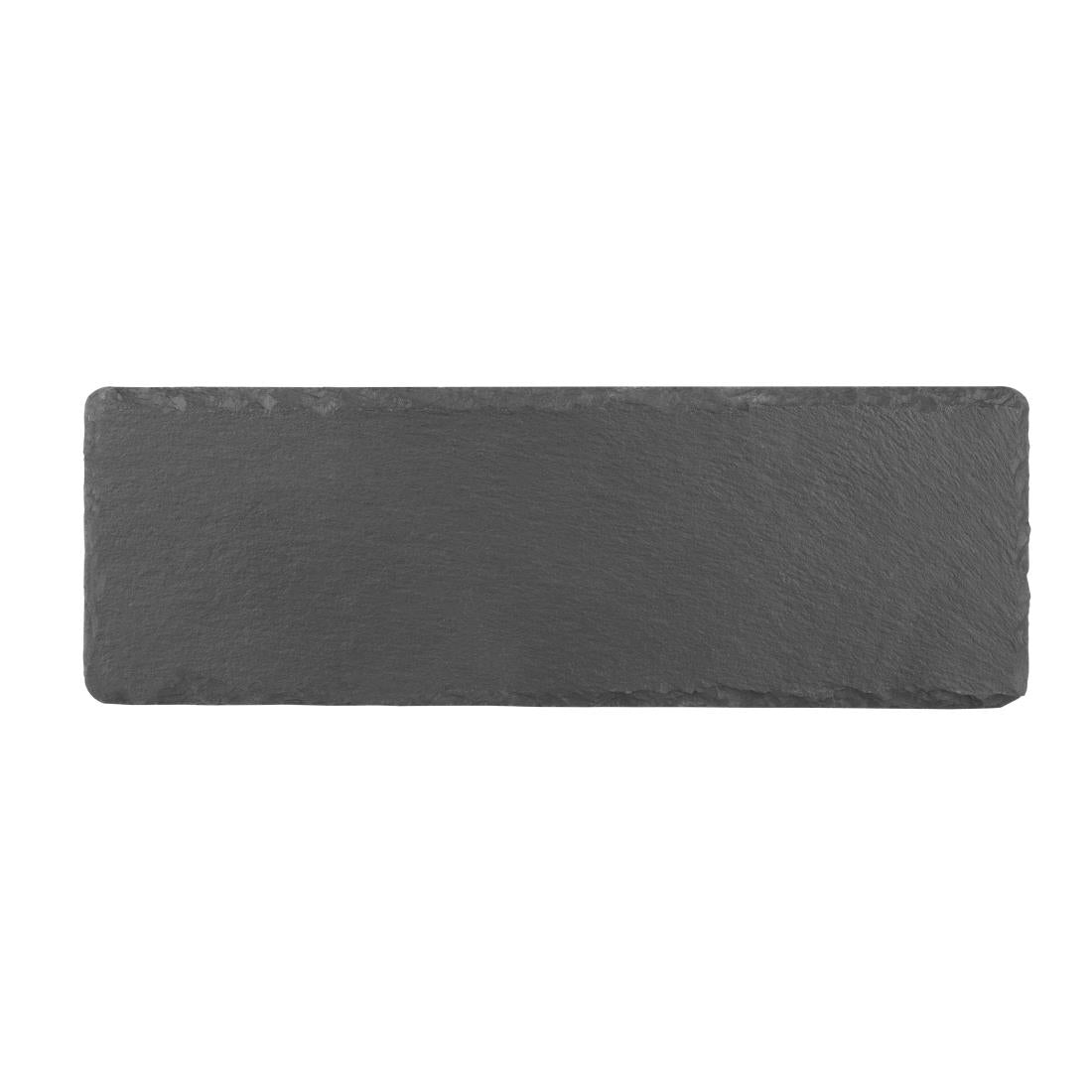 Plateau de présentation en ardoise naturelle Olympia 300x100mm (lot de 4) — CK408