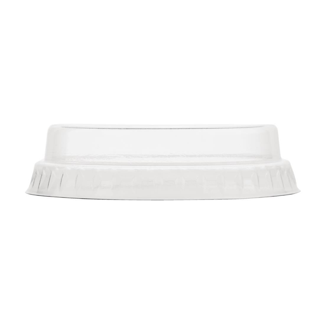 Couvercles plats pleins compostables en PLA Vegware 20 cl (lot de 1000) — CL701