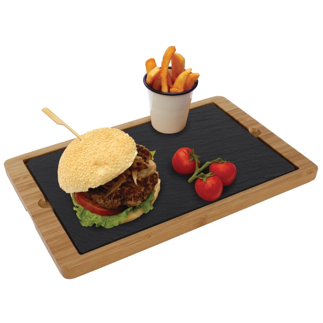Plat en ardoise Olympia pour plateau CM061 280x180mm (lot de 2) — CM063