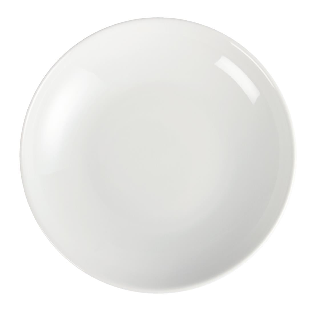 Assiettes creuses Olympia Whiteware 260mm (lot de 6) — CM187