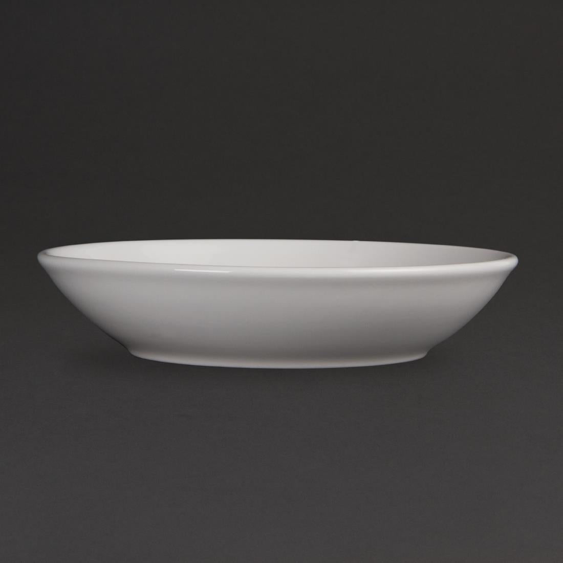 Assiettes creuses Olympia Whiteware 205mm (lot de 6) — CM188