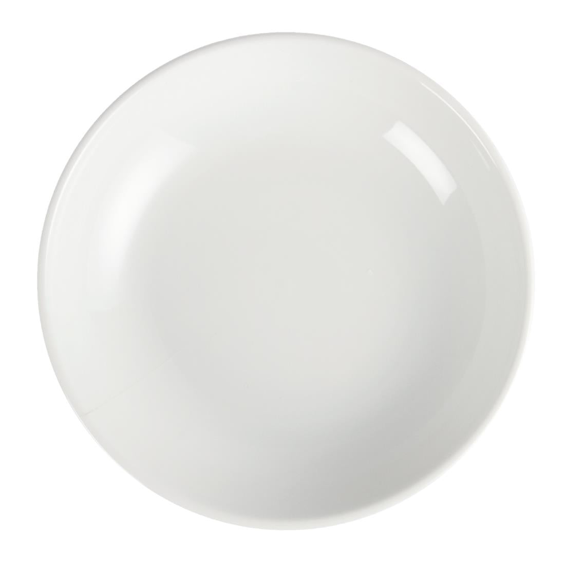 Assiettes creuses Olympia Whiteware 205mm (lot de 6) — CM188