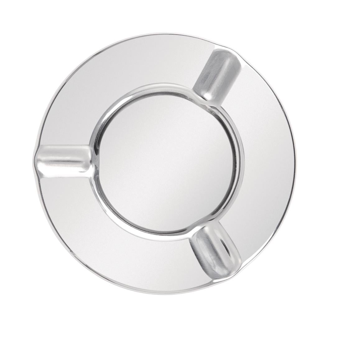 Cendrier inox antivent Olympia 90mm (lot de 6) — CM368