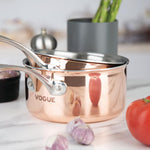 Casserole en cuivre 3 couches induction Vogue 180mm — CM675