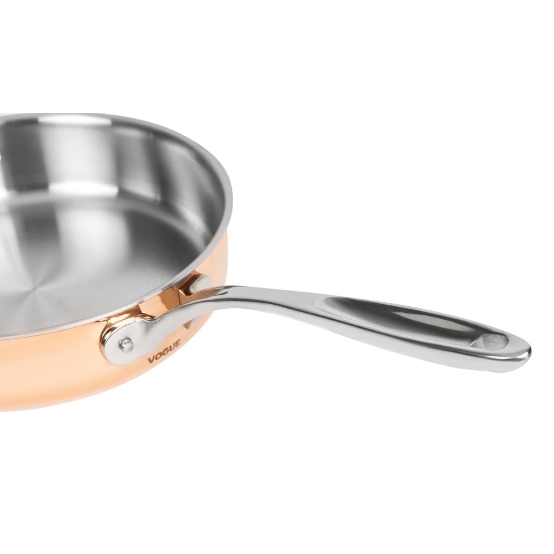 Sauteuse en cuivre 3 couches induction Vogue 240mm — CM676