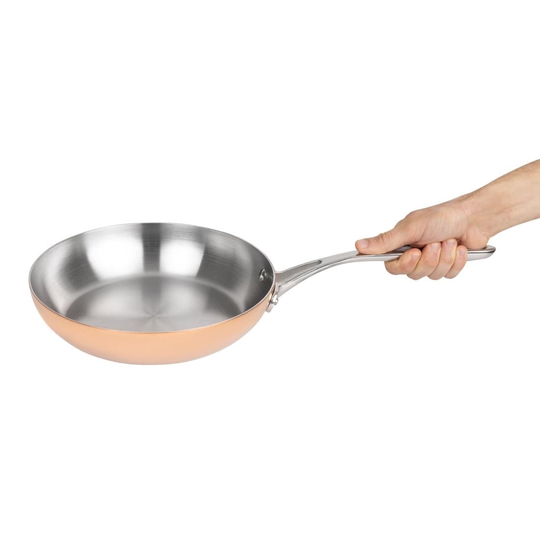 Poêle en cuivre 3 couches induction Vogue 240mm — CM679