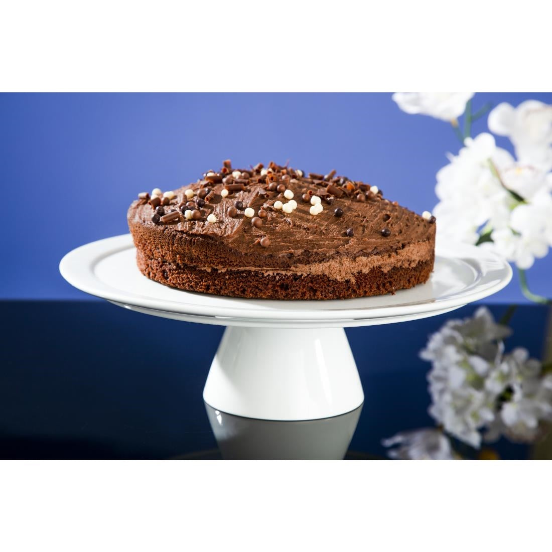 Présentoir à gâteau en porcelaine 305mm — CM747
