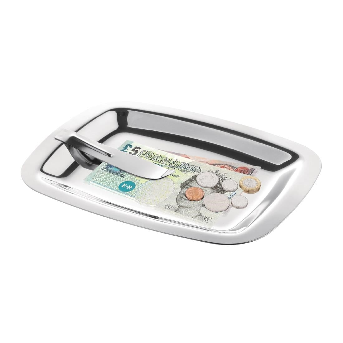 Plateau addition inox avec clip Olympia — CM759