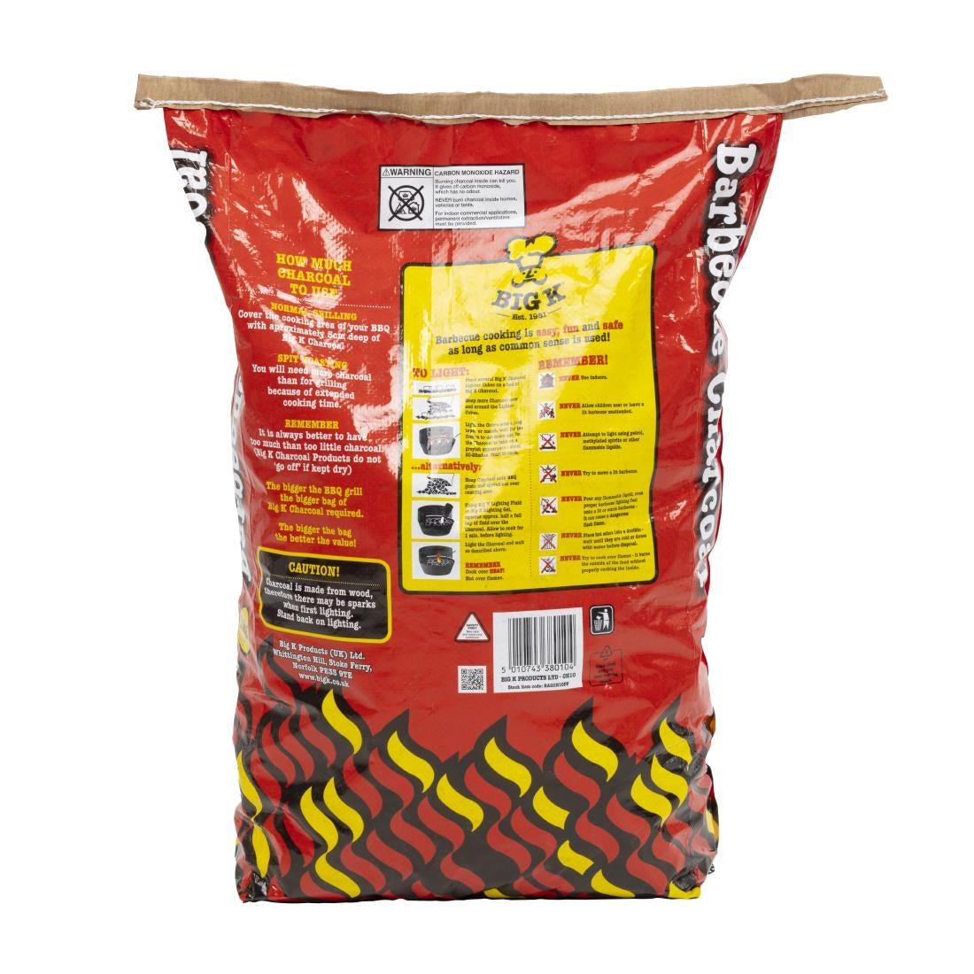 Charbon de bois Big K 10kg — CM826