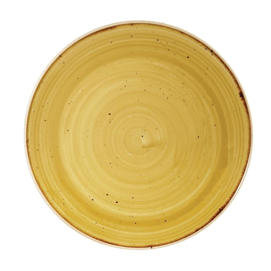 Assiettes rondes Churchill Stonecast Mustard Seed Yellow 165mm (Lot de 12) — CN312