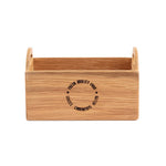 Porte-condiments en chêne avec inscription Olympia 230mm — CN517