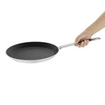 Poêle à crêpes antiadhésive en aluminium anodisé Vogue Platinum Plus 300mm — HT960
