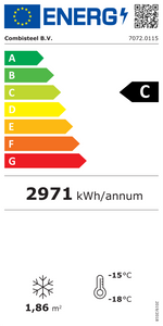 Étiquette énergétique officielle — Combisteel 7072.0115 — classe C