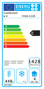 Étiquette énergétique officielle — Combisteel 7450.1220 — classe C