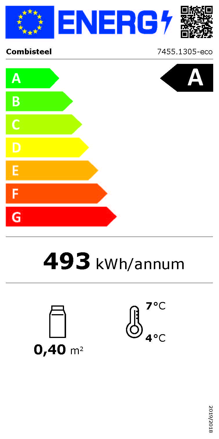 Étiquette énergétique officielle — Combisteel 7455.1305 — classe A