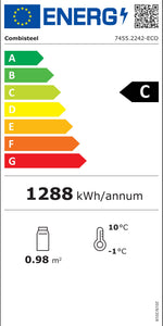Étiquette énergétique officielle — Combisteel 7455.2242 — classe C