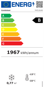 Étiquette énergétique officielle — Combisteel 7472.0145 — classe B