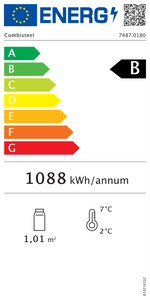 Étiquette énergétique officielle — Combisteel 7487.0180 — classe B