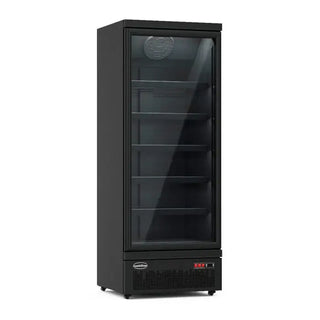 CONGÉLATEUR 1 PORTE VITRÉE NOIR JDE-600F BL 7455.2244 -