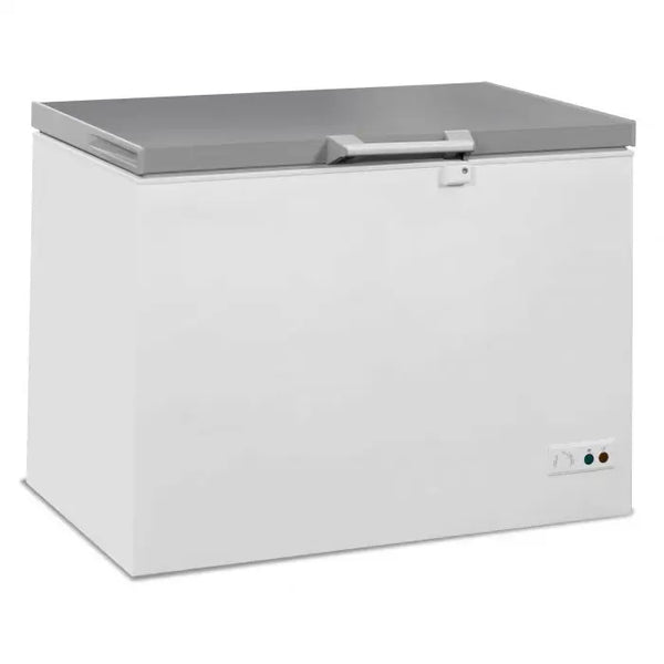 CONGÉLATEUR BAHUT COUVERCLE EN INOX 305 L 7151.1105