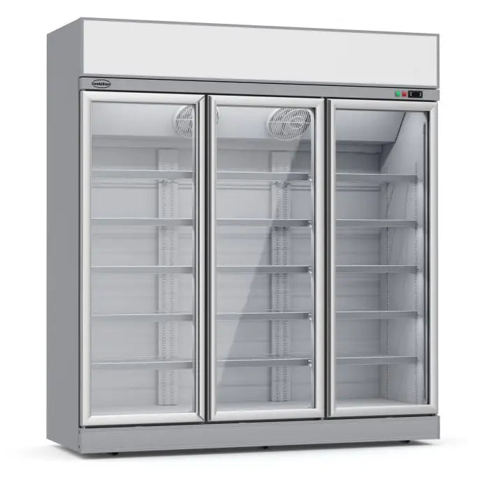 Congélateur libre service 3 portes en verre ins-1500l -