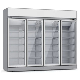 Congélateur libre service 4 portes en verre ins-2000l -