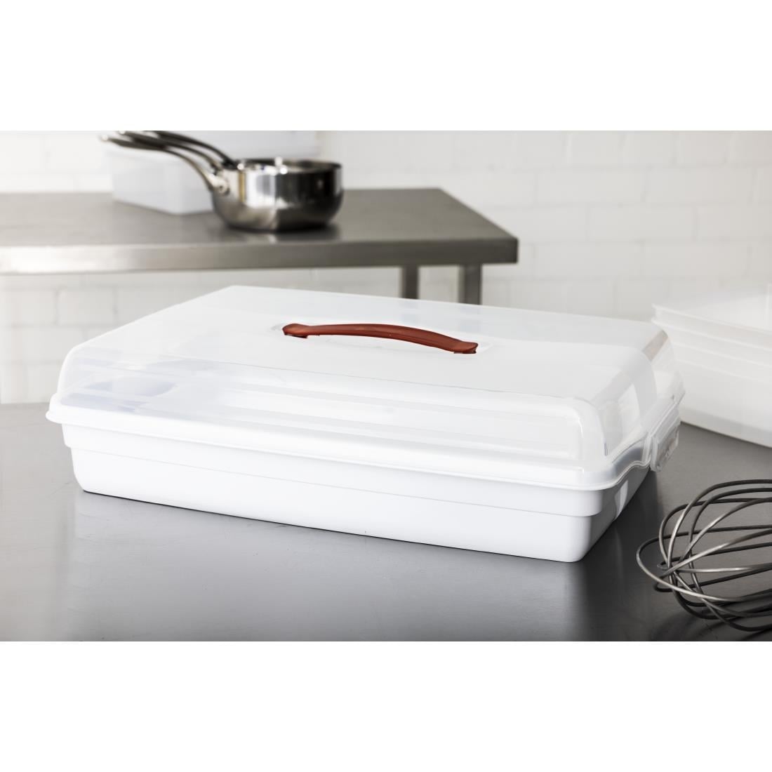 Boîte de transport à gâteau blanche Curver 450mm — CP072