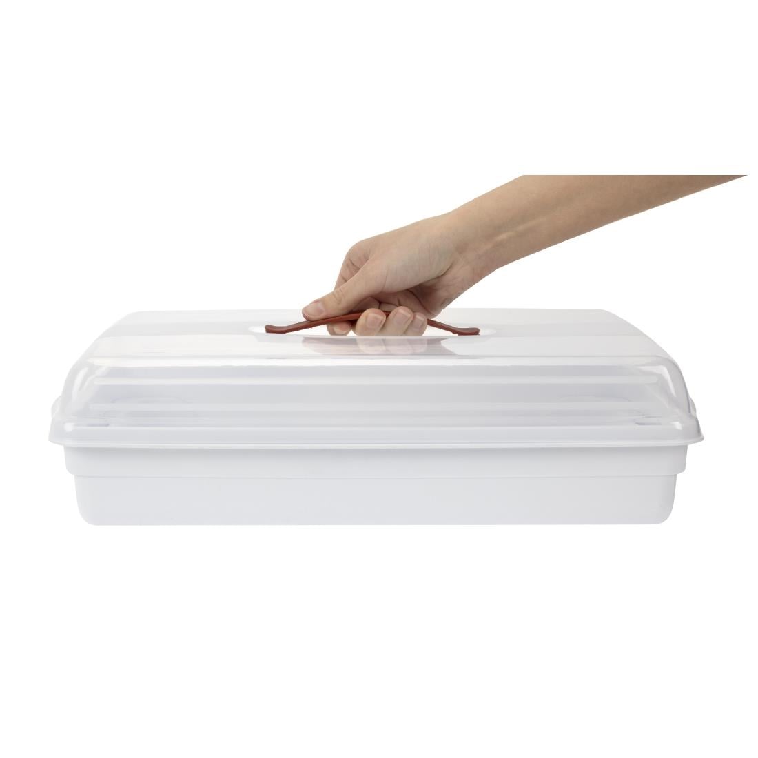 Boîte de transport à gâteau blanche Curver 450mm — CP072